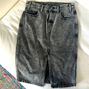 Levi’s Acid Wash Denim Skirt